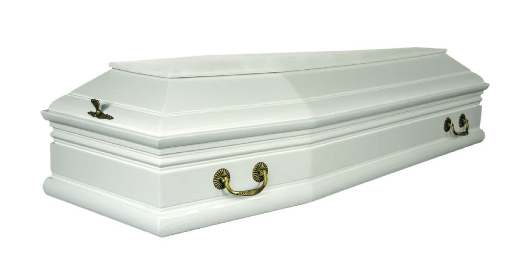 Гроб М2 Белый